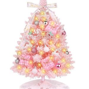 2 ft small Christmas tree with light and Ornaments